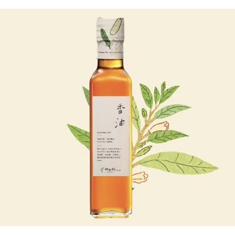 100%冷壓白芝麻香油 (白芝麻初榨冷壓/中溫烘焙)
